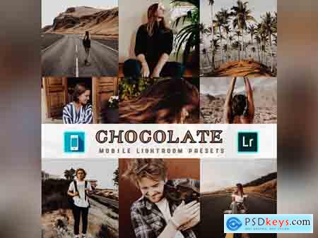 Creativemarket 3 Lightroom Mobile Presets Chocolate