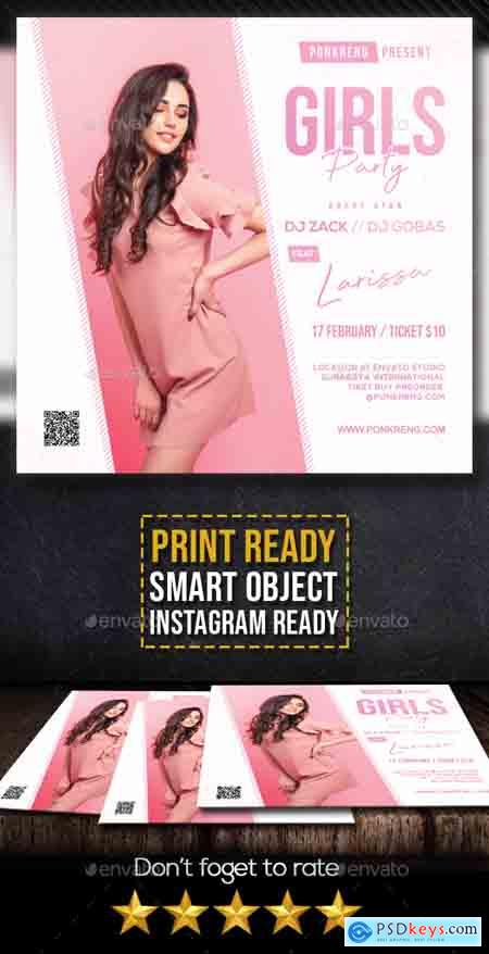 Graphicriver Girls Party Flyer