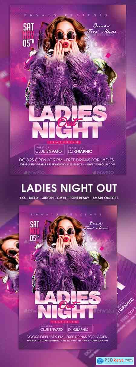 Graphicriver Ladies Night Out Flyer