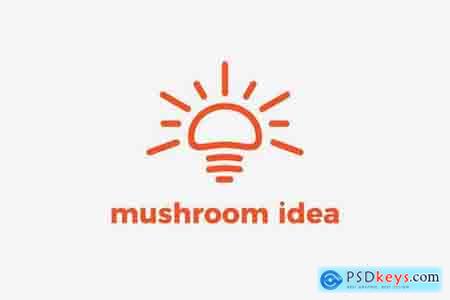 Mushroom Logo Template