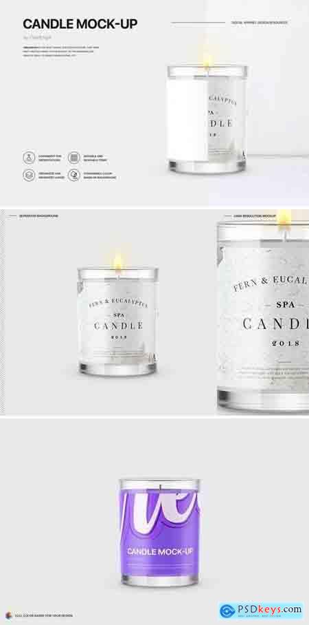 Download Candle Mockup » Free Download Photoshop Vector Stock image Via Torrent Zippyshare From psdkeys.com