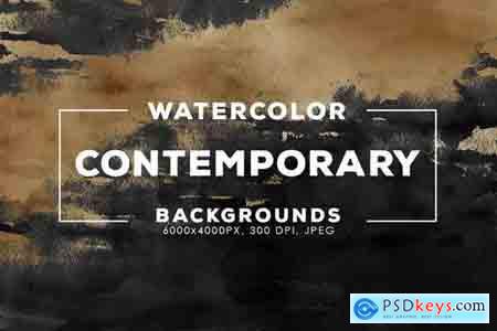 30 Contemporary Watercolor Backgrounds