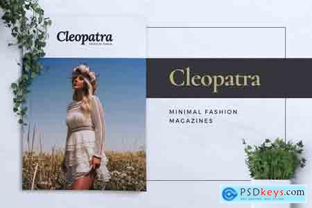 CreativeMarket Cleopatra Minimal Fashion Magazines