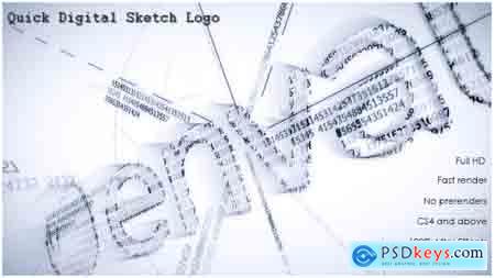 VideoHive Quick Digital Sketch Logo Free