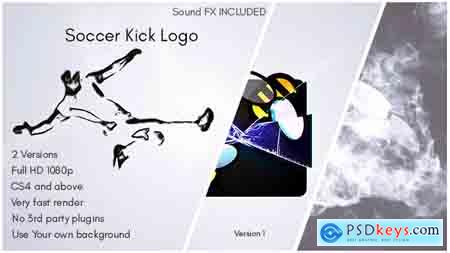 VideoHive Soccer Kick Logo Free