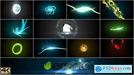 VideoHive Fast Smoky Streaks Logo Sting Pack Free