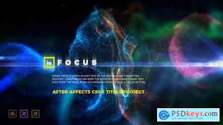 Videohive In Focus - Particle Titles Free