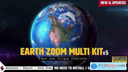 Videohive Earth Zoom Multi Kit V5 Free