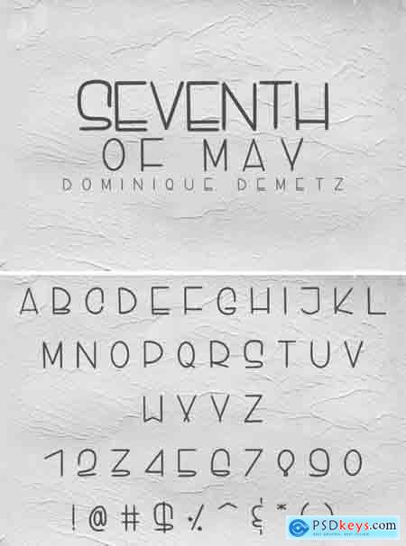 Seventh of May Font