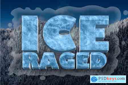 Creativemarket 10 Frozen Photoshop Layer Style