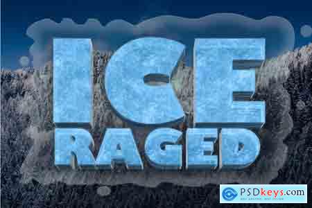 Creativemarket 10 Frozen Photoshop Layer Style