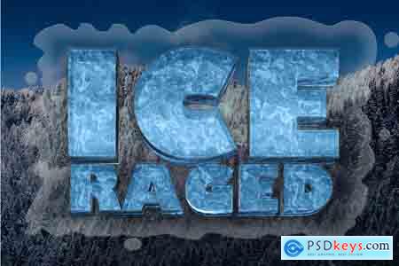 Creativemarket 10 Frozen Photoshop Layer Style