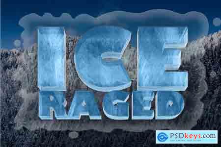 Creativemarket 10 Frozen Photoshop Layer Style