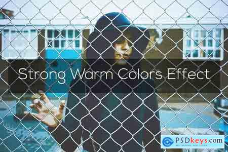 Creativemarket Strong Warm Colors Effect