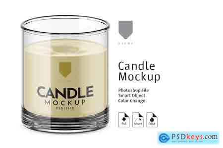 Creativemarket Candle Mockup