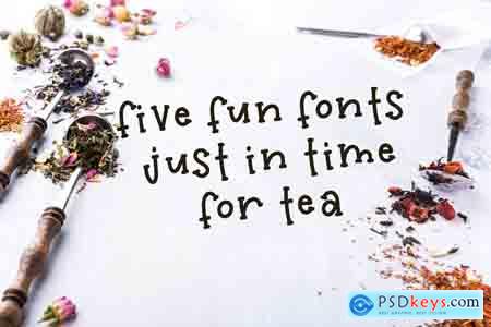 Creativemarket Tea Bundle - A Varie-Tea Font Pack