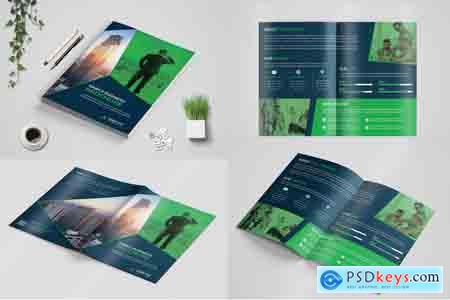 Bi-Fold Business Brochure Bundle template
