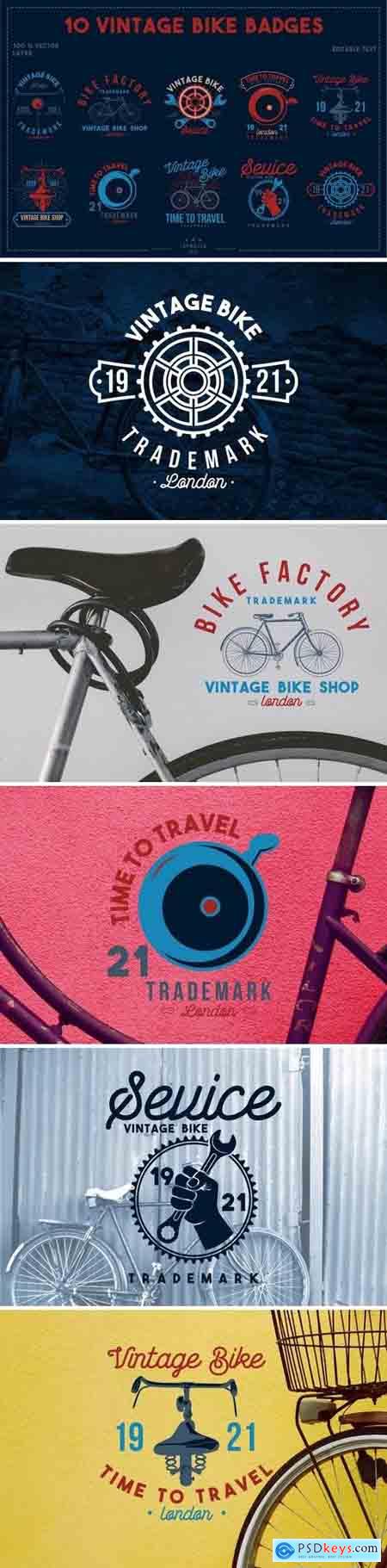10 Vintage Bike Badges