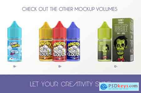 Creativemarket eLiquid Bottle Mockup v 1C Plus