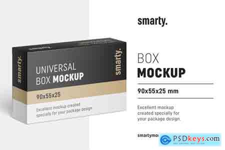 Download Creativemarket Soap box mockup 90x55x25 mm 3394997