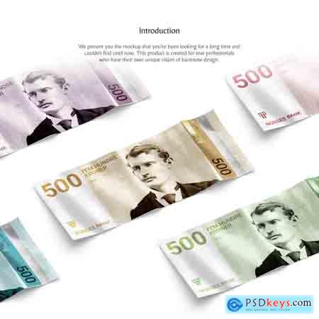 Creativemarket Banknote Mockups Set