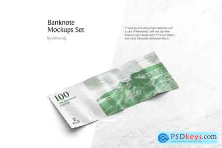 Creativemarket Banknote Mockups Set