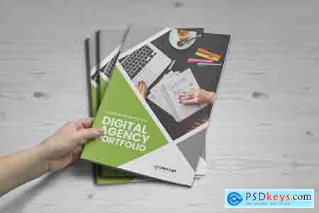 Creativemarket Digital Agency Portfolio Brochure v1