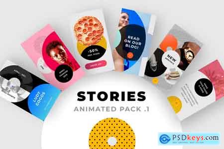 Creativemarket ANIMATED Instagram Stories Pack No1