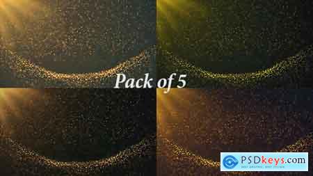 VideoHive Golden Cinematic Scenic Particles Backgrounds Pack Free