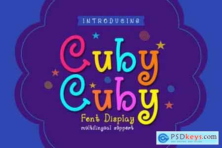 Cuby Cuby Font