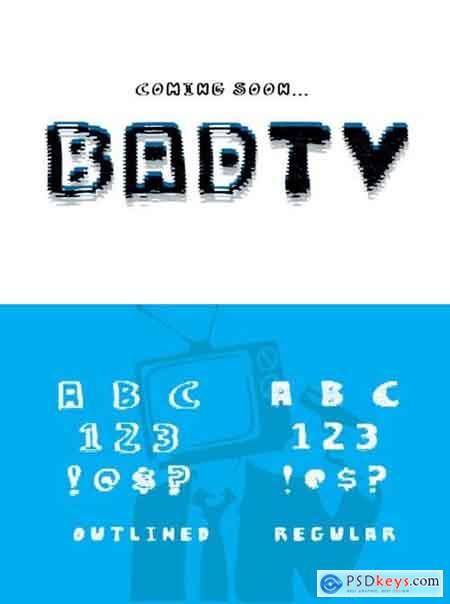 Bad TV Font