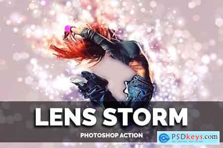 Creativemarket Lens Storm Photoshop Action