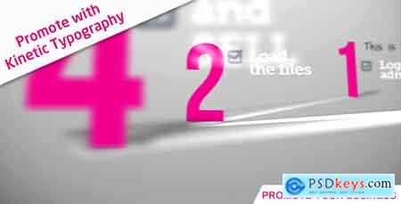 Videohive Promote With Kinetic Typography Free