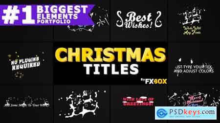 Videohive Christmas Titles And Transitions Free