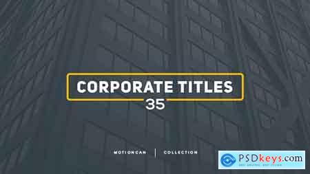 Videohive Corporate Titles Free