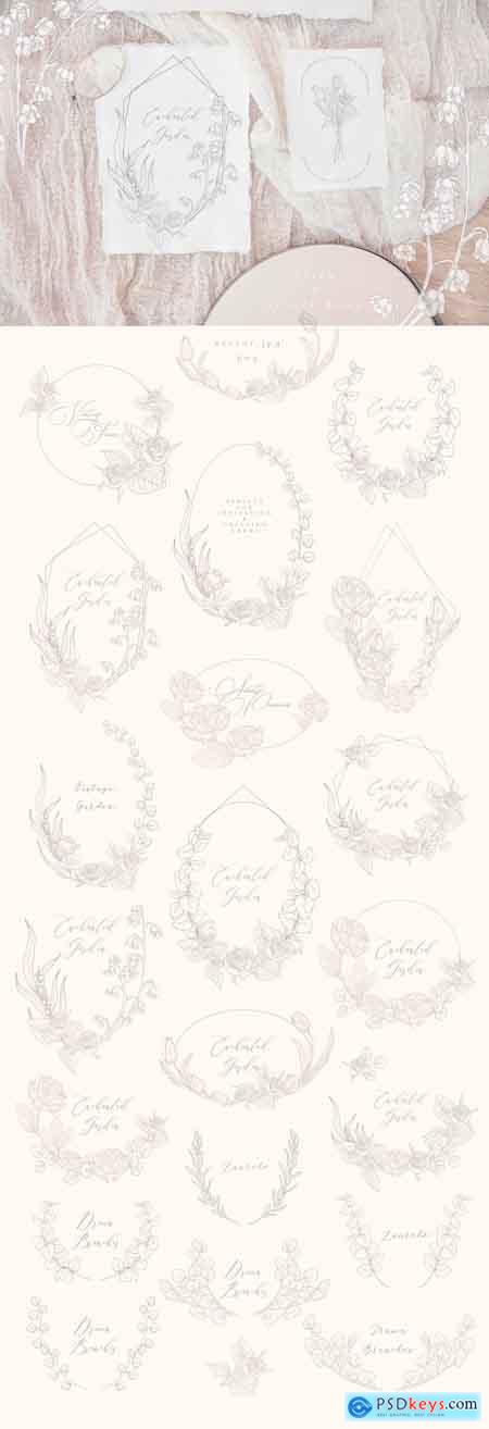 Creativemarket Floral Graphics, Logos, Patterns