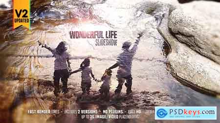 Videohive Wonderful Life Slideshow Free