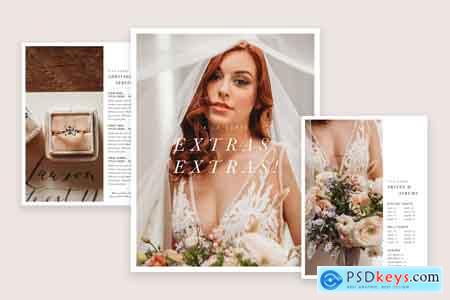 CreativeMarket 34-Page Wedding Photography Magazine