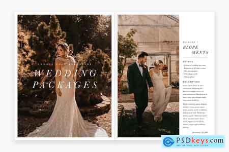 CreativeMarket 34-Page Wedding Photography Magazine