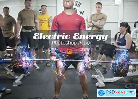 CreativeMarket Electric Energy Photoshop Action