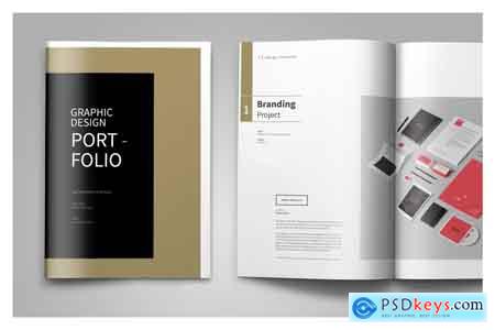 CreativeMarket Graphic Design Portfolio Template