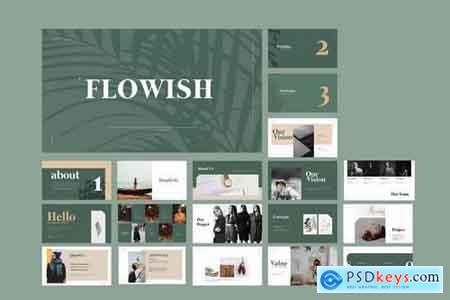 Flowish Portofolio Slide