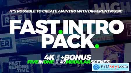 Videohive Fast Intro Pack 5in1 Free
