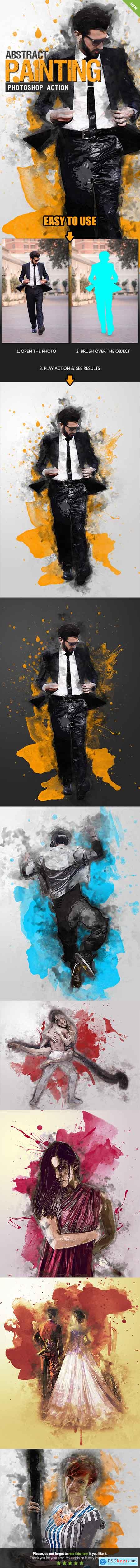 Graphicriver Abstract Painting Photoshop Action
