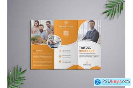 Thehungryjpeg Ltter Size trifold Brochure template