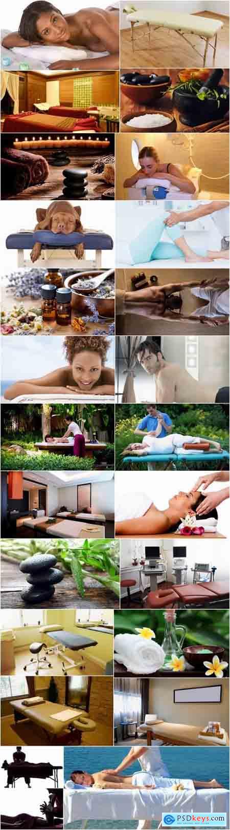 Massage table cabinet medicine oil salt rest 25 HQ Jpeg