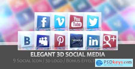 Videohive Elegant 3D Social Media Free