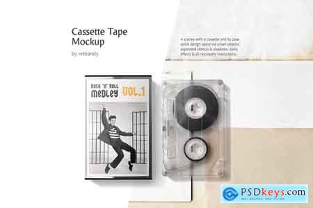 Creativemarket Cassette Tape Mockup