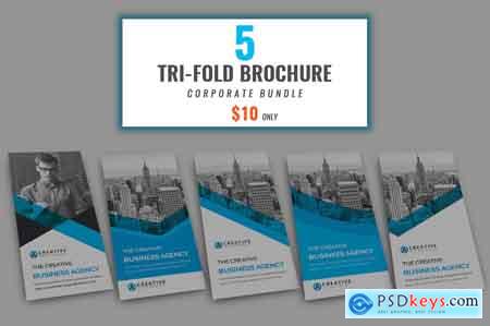 Creativemarket Tri-Fold Brochure Bundle