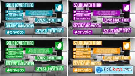 VideoHive Solid Lower Third Free